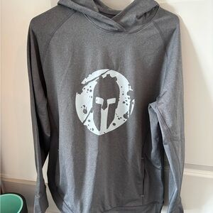 Gray Spartan Craft Men's Hoodie Sweatshirt